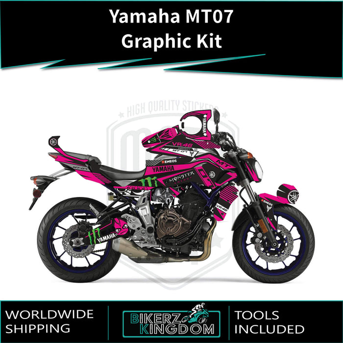 YAMAHA MT07 Rossi Design Graphic Kit 2014-2024