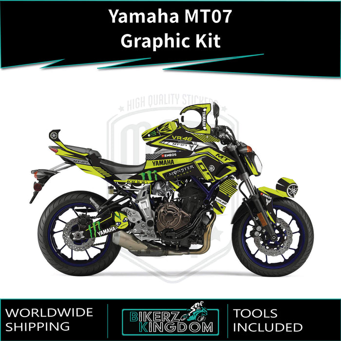 YAMAHA MT07 Rossi Design Graphic Kit 2014-2024