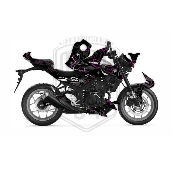 Yamaha MT03 Fox Graphic Kit fits 2020 - 2023