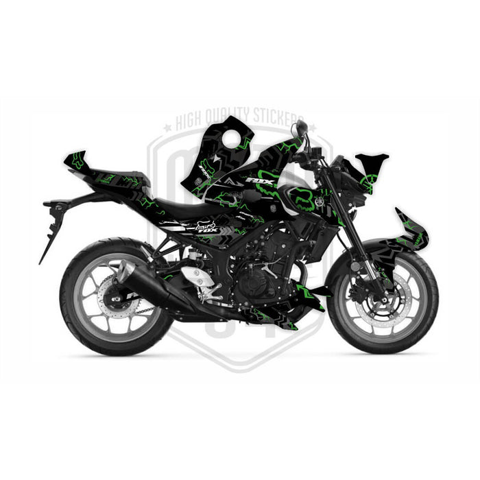 Yamaha MT03 Fox Graphic Kit fits 2020 - 2023