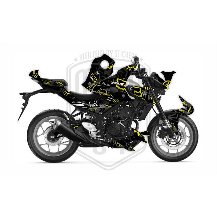 Yamaha MT03 Fox Graphic Kit fits 2020 - 2023