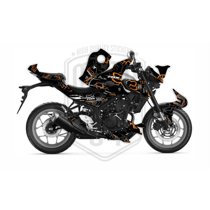 Yamaha MT03 Fox Graphic Kit fits 2020 - 2023