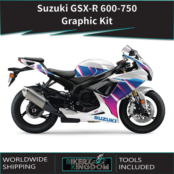 SUZUKI GSX-R 600 / 750 Graphic Kit fits GSX-R 600 2011-2024 Models