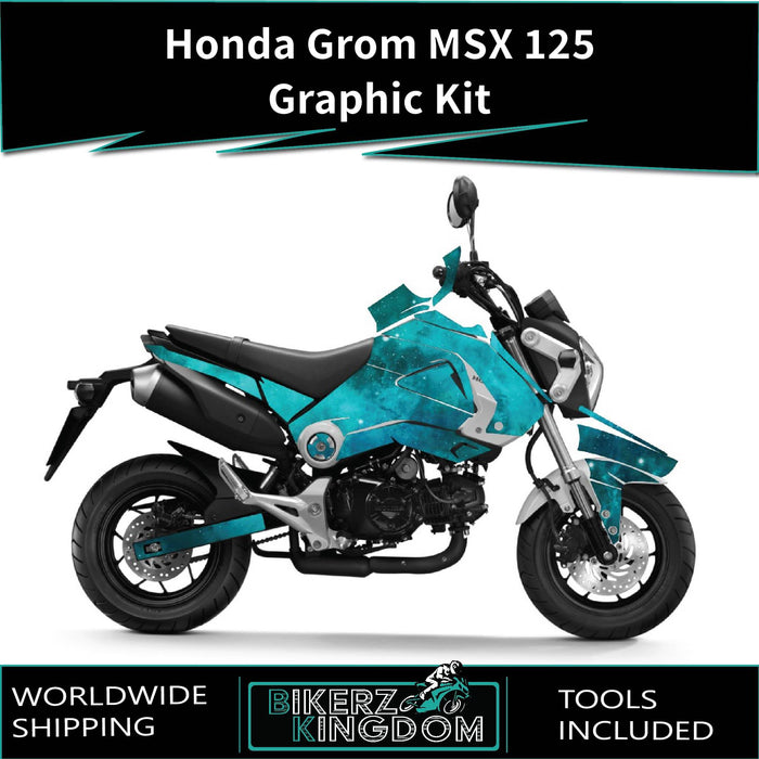 Honda Grom MSX 125 2013-2016 Graphic Kit Galaxy Theme Decal Wrap