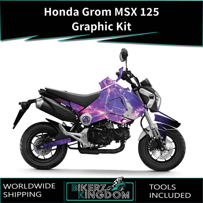 Honda Grom MSX 125 2013-2016 Graphic Kit Galaxy Theme Decal Wrap