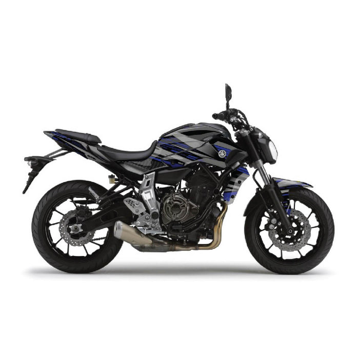 YAMAHA MT07 Black and grey Graphic Kit 2014-2024