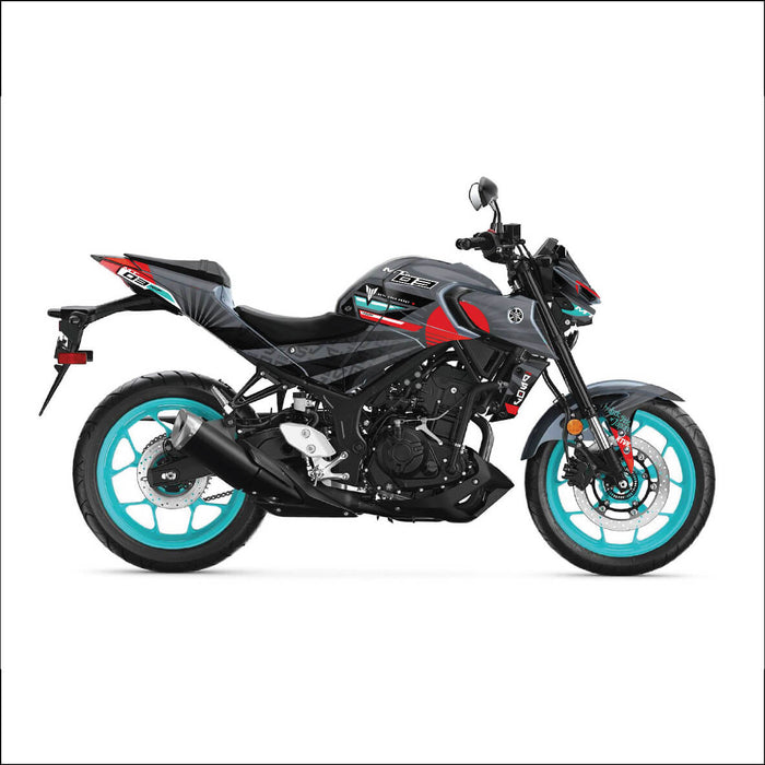 YAMAHA MT03 Sun Rays Graphic Kit 2014-2024 Models