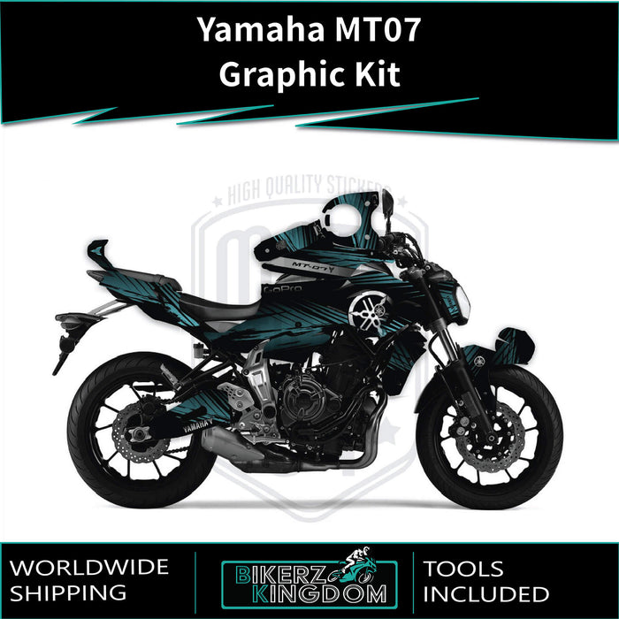 YAMAHA MT07 Graphics Kit 2014-2024 MGD4 Design MT07 Decal Set