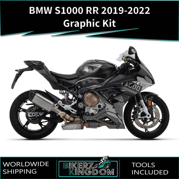 Yamaha MT07 grafische kit past op de grijze sticker van 2014 - 2017