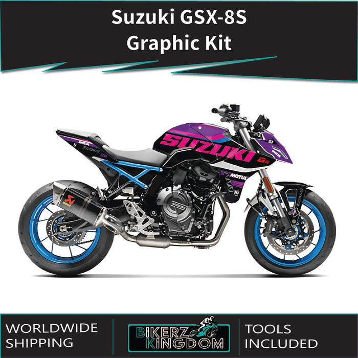 Yamaha MT07 grafische kit past op de grijze sticker van 2014 - 2017