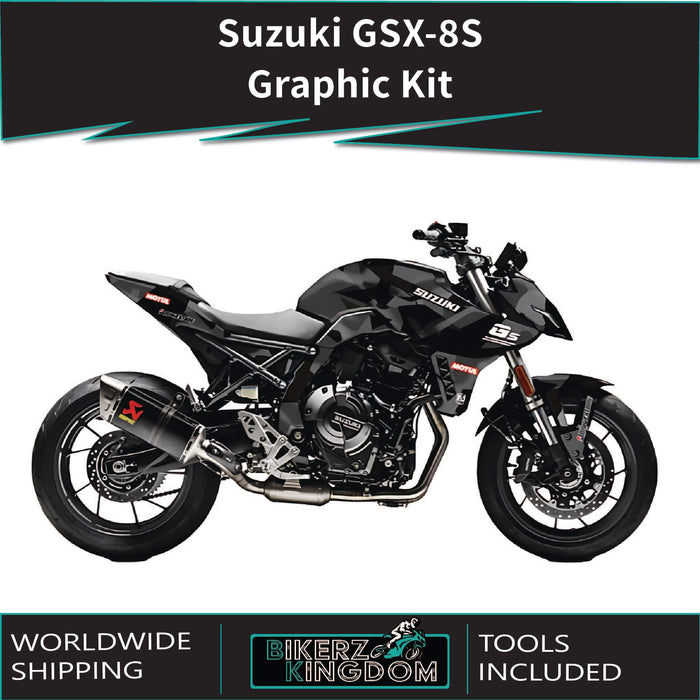 Yamaha MT07 grafische kit past op de grijze sticker van 2014 - 2017