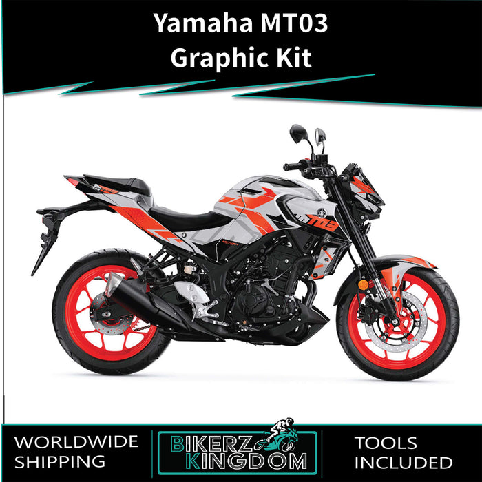 YAMAHA MT03 Graphic Kit 2014-2024 Models